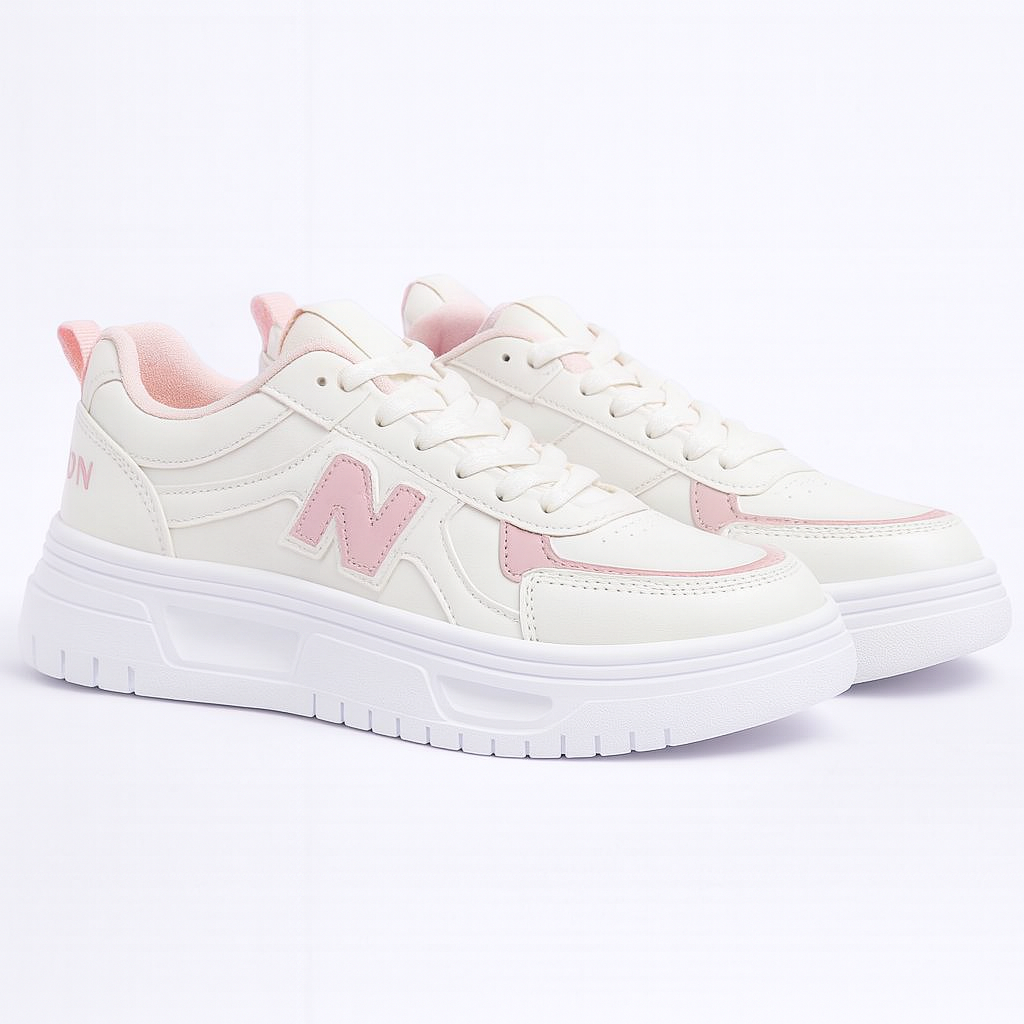 Women Sneakers R-2 Pink White Daily Wear Pakistan